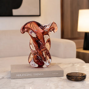 Vaso Decorativo em Murano Onda